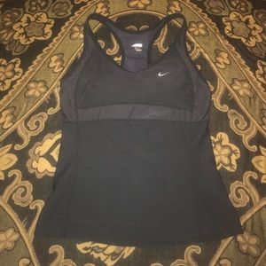 Black Nike racerback tank top